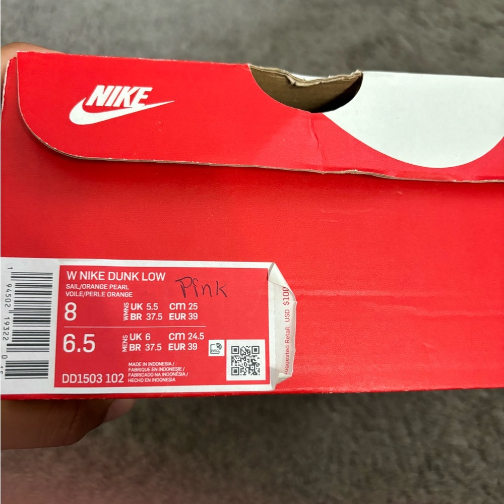 Nike dunk orange pearl - Picture 4 of 9